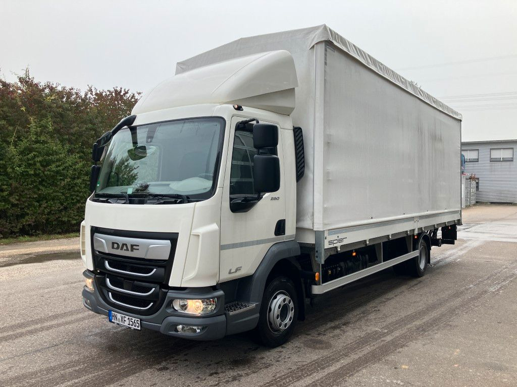 DAF FA LF 260 12t Spier Pritsche Plane LBW - 侧帘卡车:图1 DAF FA LF 260 12t Spier Pritsche Plane LBW - 侧帘卡车:图1