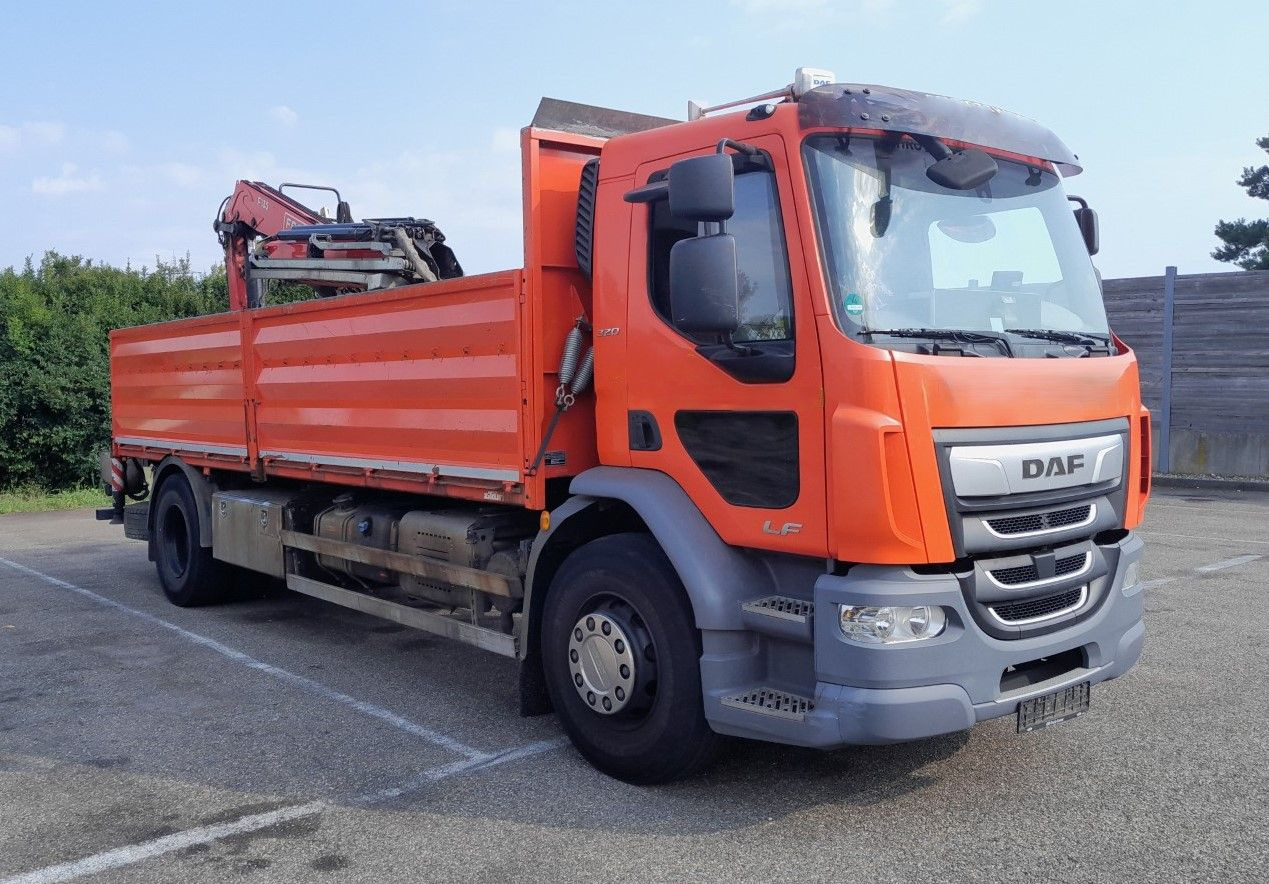 DAF FA LF 320 19t Fassi Kran - 栏板式/ 平板卡车, 起重车:图3 DAF FA LF 320 19t Fassi Kran - 栏板式/ 平板卡车, 起重车:图3