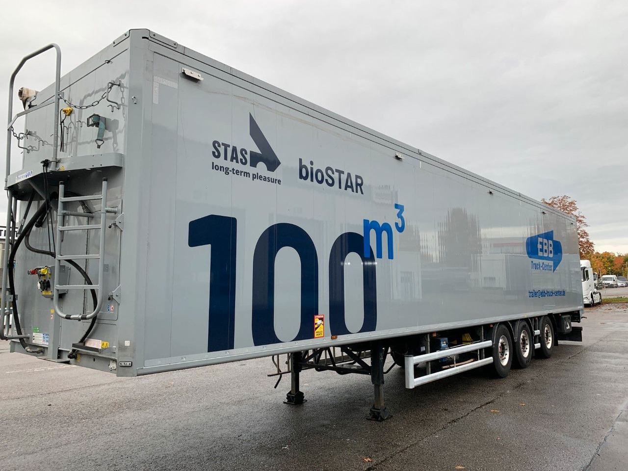 Stas bioSTAR ca 100 cbm 14,9 m Innenlänge - 活动底半拖车:图1 Stas bioSTAR ca 100 cbm 14,9 m Innenlänge - 活动底半拖车:图1
