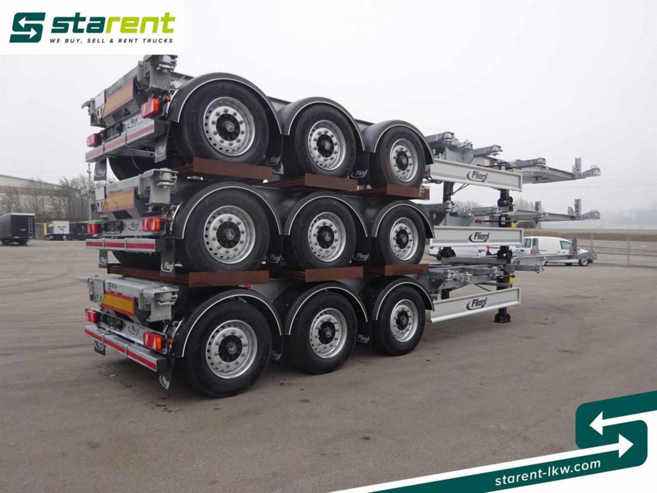 Fliegl Containerchassis ADR 1x20/2x20/1x30/1x40/1x45 - 底盘半拖车:图5 Fliegl Containerchassis ADR 1x20/2x20/1x30/1x40/1x45 - 底盘半拖车:图5