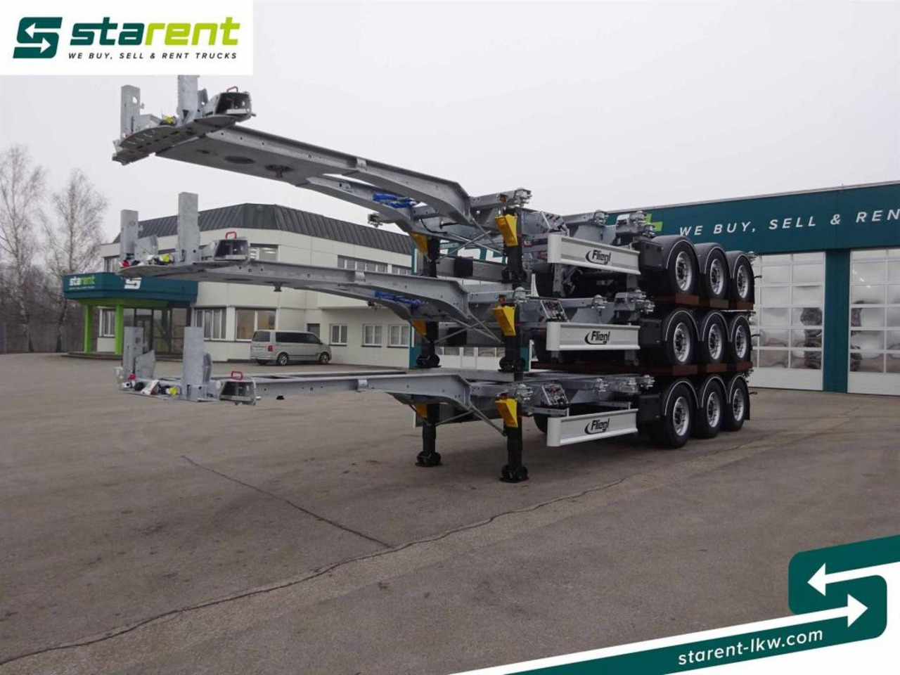 Fliegl Containerchassis ADR 1x20/2x20/1x30/1x40/1x45 - 底盘半拖车:图1 Fliegl Containerchassis ADR 1x20/2x20/1x30/1x40/1x45 - 底盘半拖车:图1