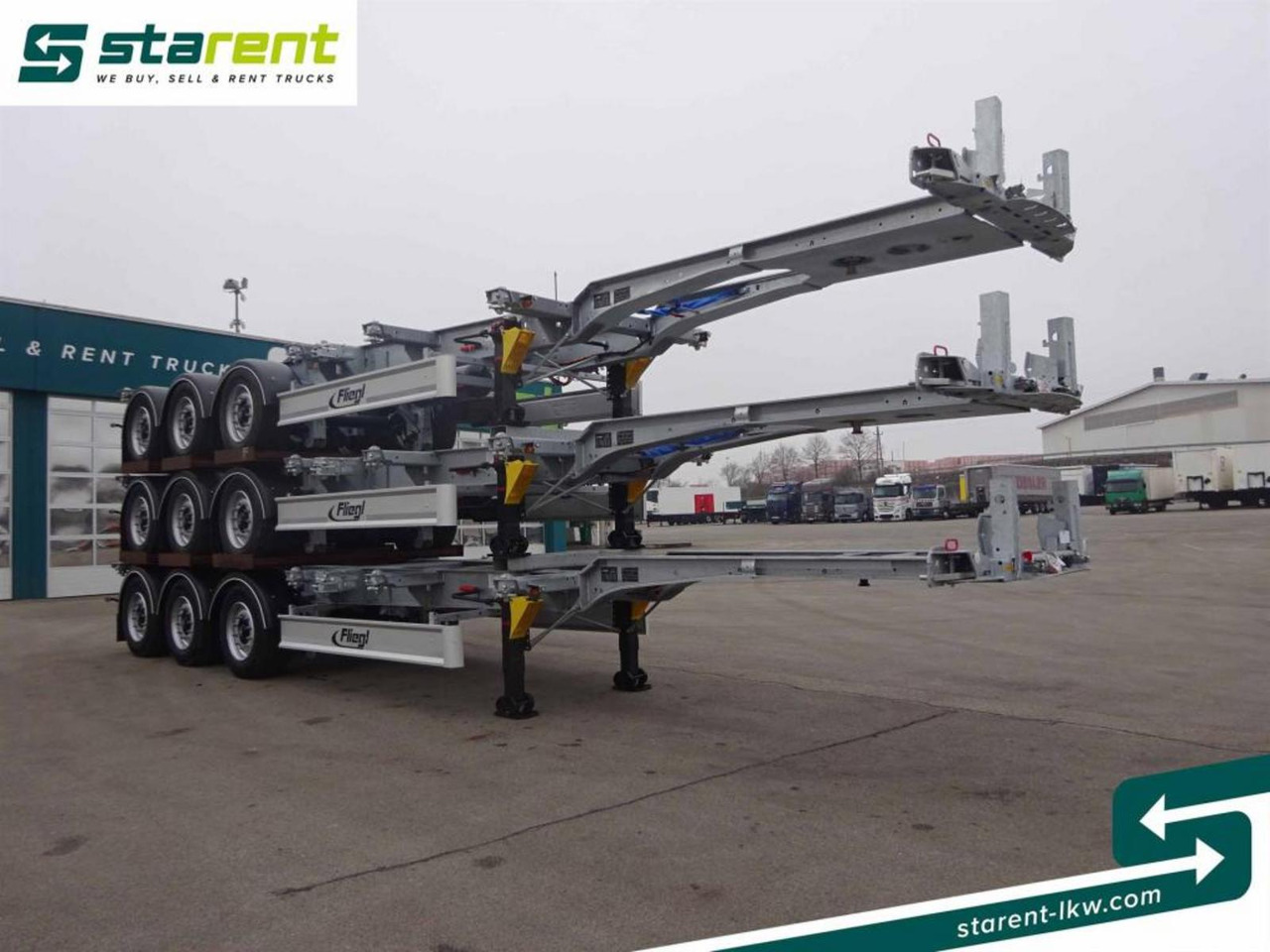 Fliegl Containerchassis ADR 1x20/2x20/1x30/1x40/1x45 - 底盘半拖车:图3 Fliegl Containerchassis ADR 1x20/2x20/1x30/1x40/1x45 - 底盘半拖车:图3
