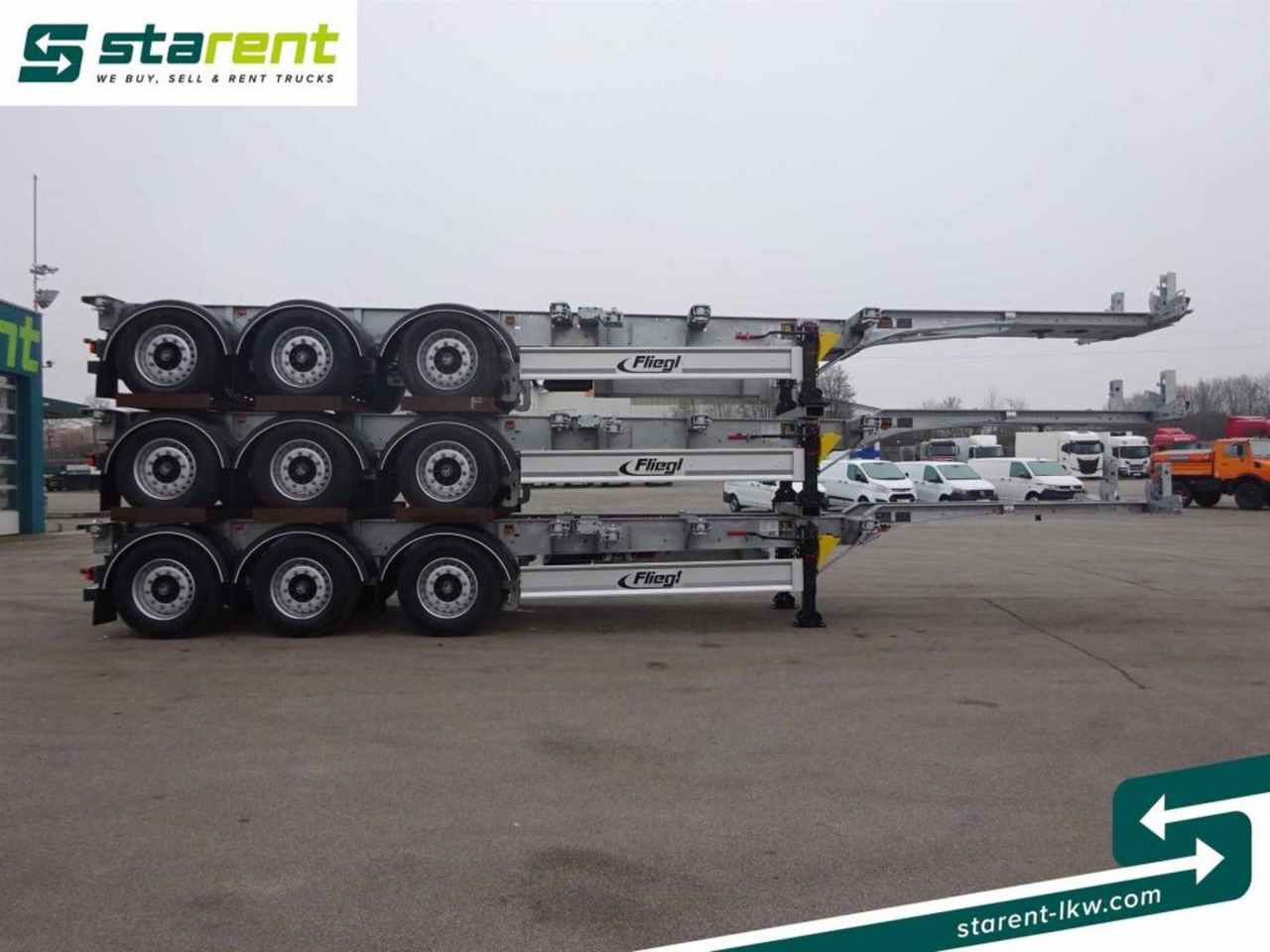 Fliegl Containerchassis ADR 1x20/2x20/1x30/1x40/1x45 - 底盘半拖车:图4 Fliegl Containerchassis ADR 1x20/2x20/1x30/1x40/1x45 - 底盘半拖车:图4