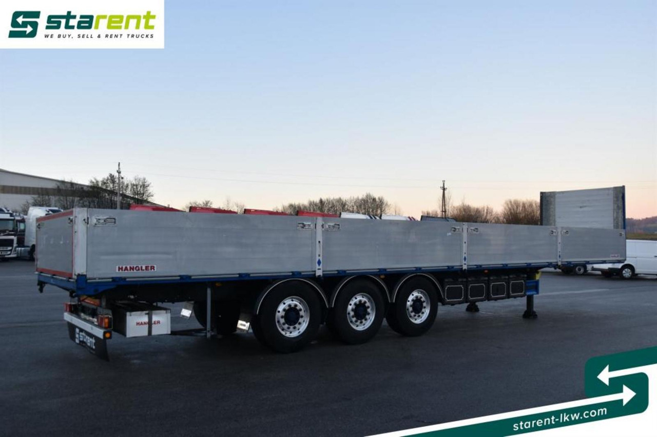 Hangler Baustofftrailer Rungentaschen 80cm Bordwände - 栏板式/ 平板半拖车:图5 Hangler Baustofftrailer Rungentaschen 80cm Bordwände - 栏板式/ 平板半拖车:图5