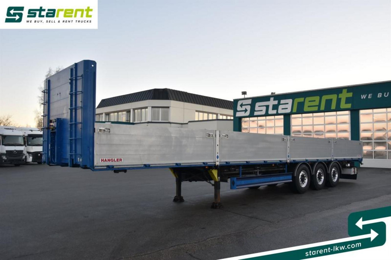 Hangler Baustofftrailer Rungentaschen 80cm Bordwände - 栏板式/ 平板半拖车:图1 Hangler Baustofftrailer Rungentaschen 80cm Bordwände - 栏板式/ 平板半拖车:图1