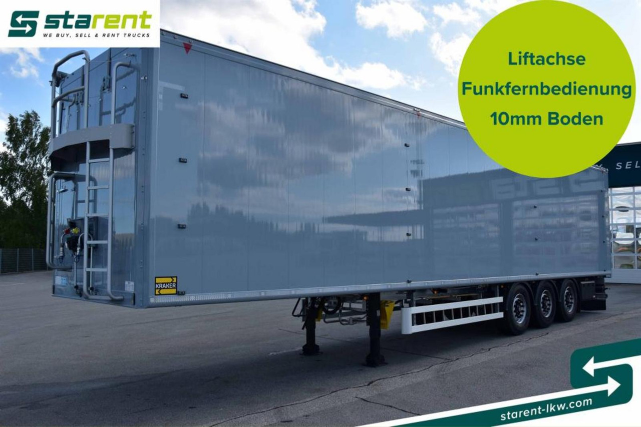 Kraker 10 mm 92m³ BPW-Achsen Funk. Verzinkt Liftachse - 活动底半拖车:图1 Kraker 10 mm 92m³ BPW-Achsen Funk. Verzinkt Liftachse - 活动底半拖车:图1