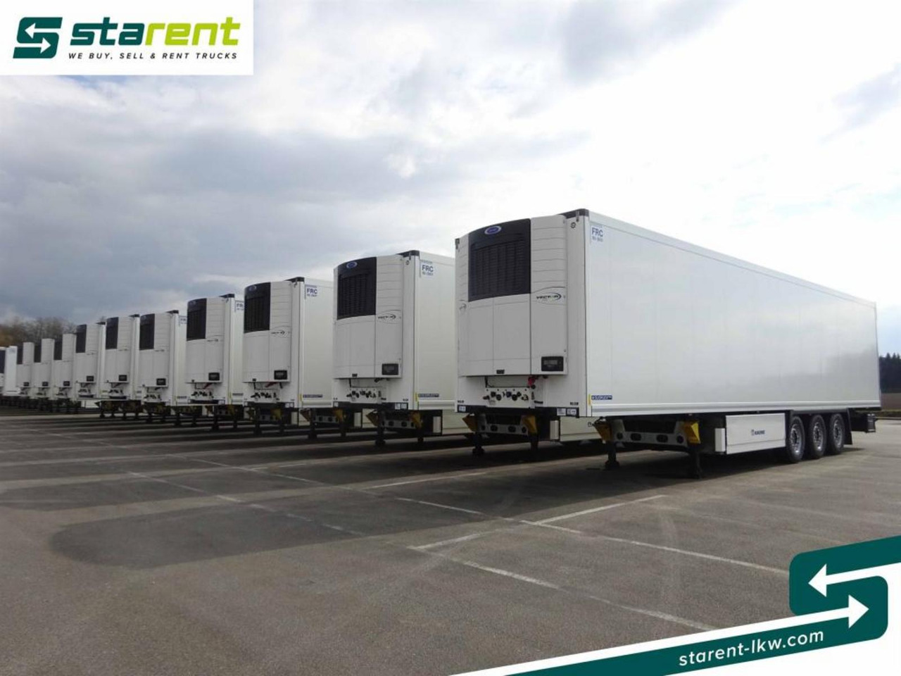 Krone Carrier Vector 1550 Blumenbreit Liftachse - 冷藏半拖车:图1 Krone Carrier Vector 1550 Blumenbreit Liftachse - 冷藏半拖车:图1