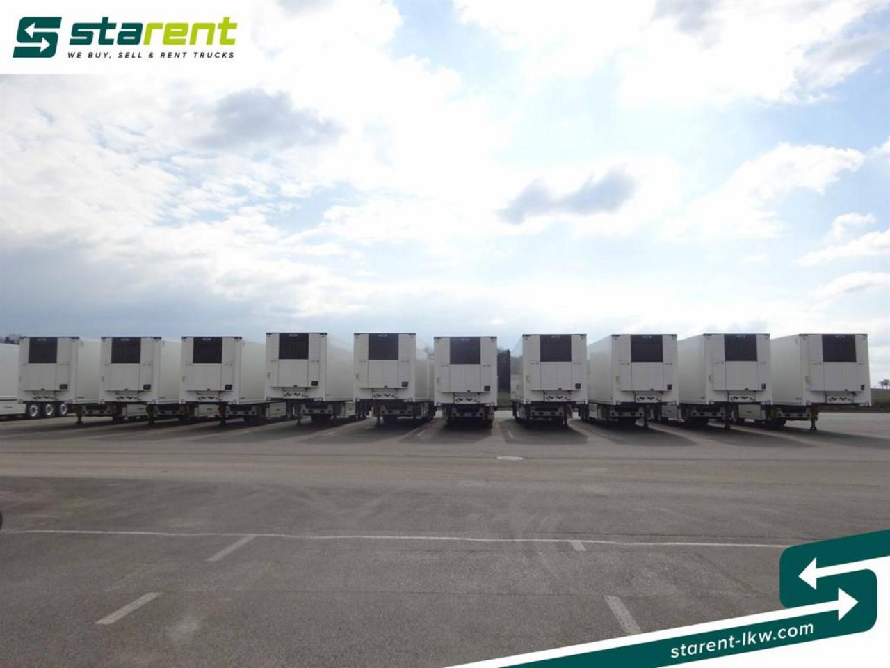 Krone Carrier Vector 1550 Blumenbreit Liftachse - 冷藏半拖车:图2 Krone Carrier Vector 1550 Blumenbreit Liftachse - 冷藏半拖车:图2