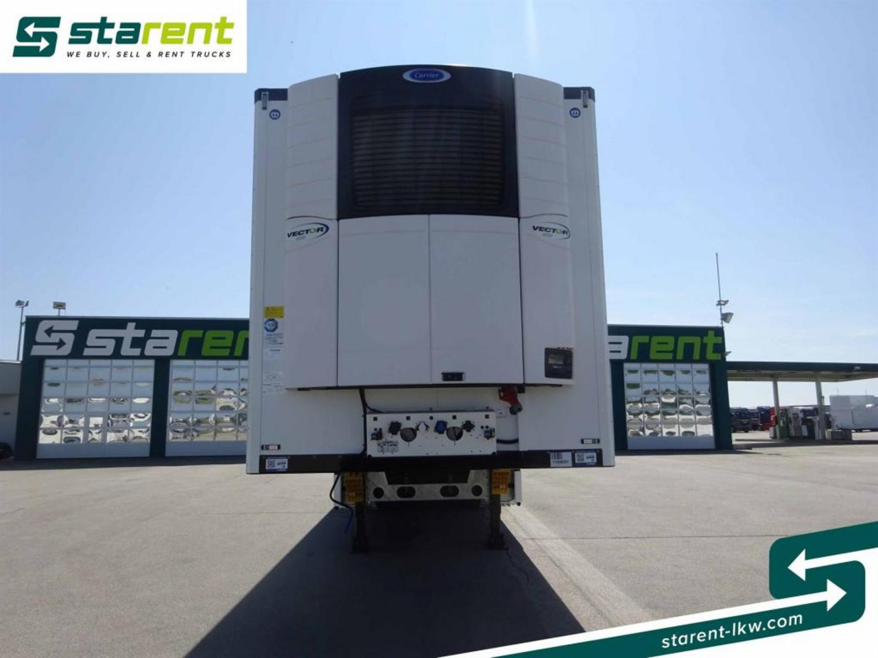 Krone Carrier Vector 1550 Blumenbreit Liftachse - 冷藏半拖车:图2 Krone Carrier Vector 1550 Blumenbreit Liftachse - 冷藏半拖车:图2