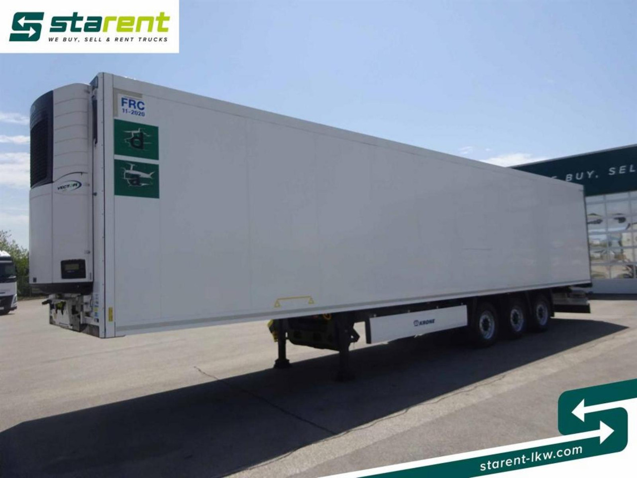 Krone Carrier Vector 1950 Doppelstock Blumenbreit Lift-A - 冷藏半拖车:图1 Krone Carrier Vector 1950 Doppelstock Blumenbreit Lift-A - 冷藏半拖车:图1