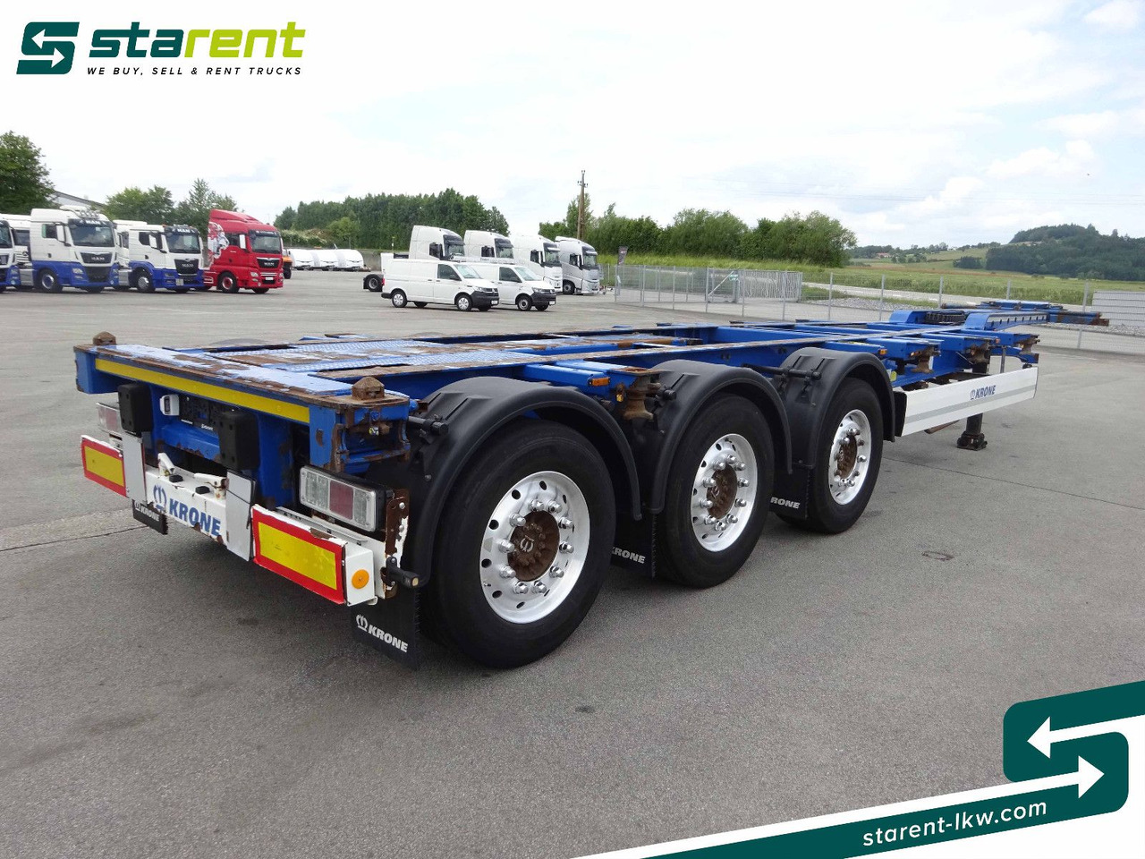 Krone Containerchassis 1x20 / 2x20 / 1x40 / 1x45, ALU - 集装箱运输车/ 可拆卸车身的半拖车:图5 Krone Containerchassis 1x20 / 2x20 / 1x40 / 1x45, ALU - 集装箱运输车/ 可拆卸车身的半拖车:图5
