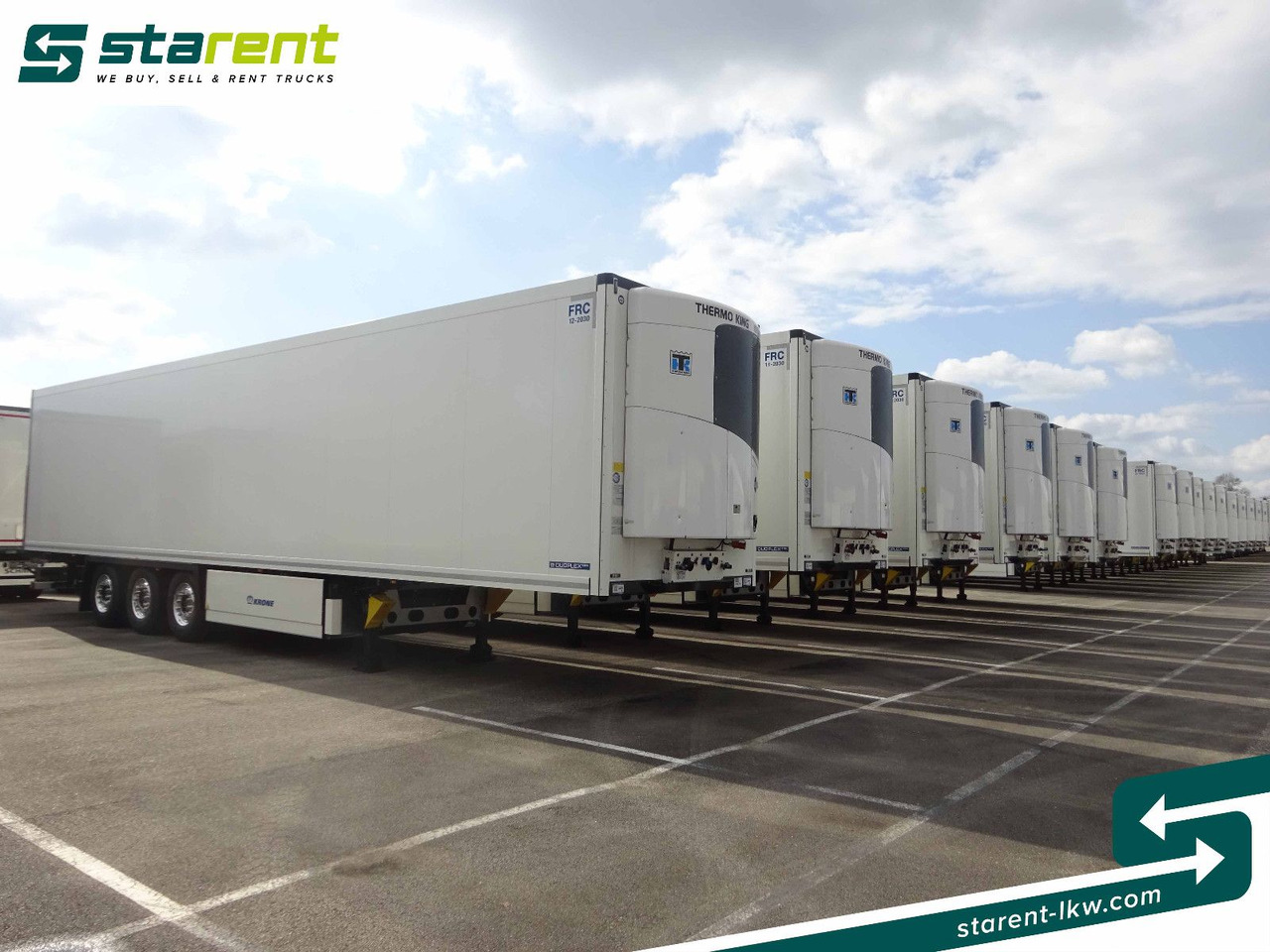 Krone Thermotrailer ThermoKing SLXi300, Doppelstock Krone Tiefkühler TK SLXi300 Doppelstock Blumenbreit - 冷藏半拖车:图1 Krone Thermotrailer ThermoKing SLXi300, Doppelstock Krone Tiefkühler TK SLXi300 Doppelstock Blumenbreit - 冷藏半拖车:图1