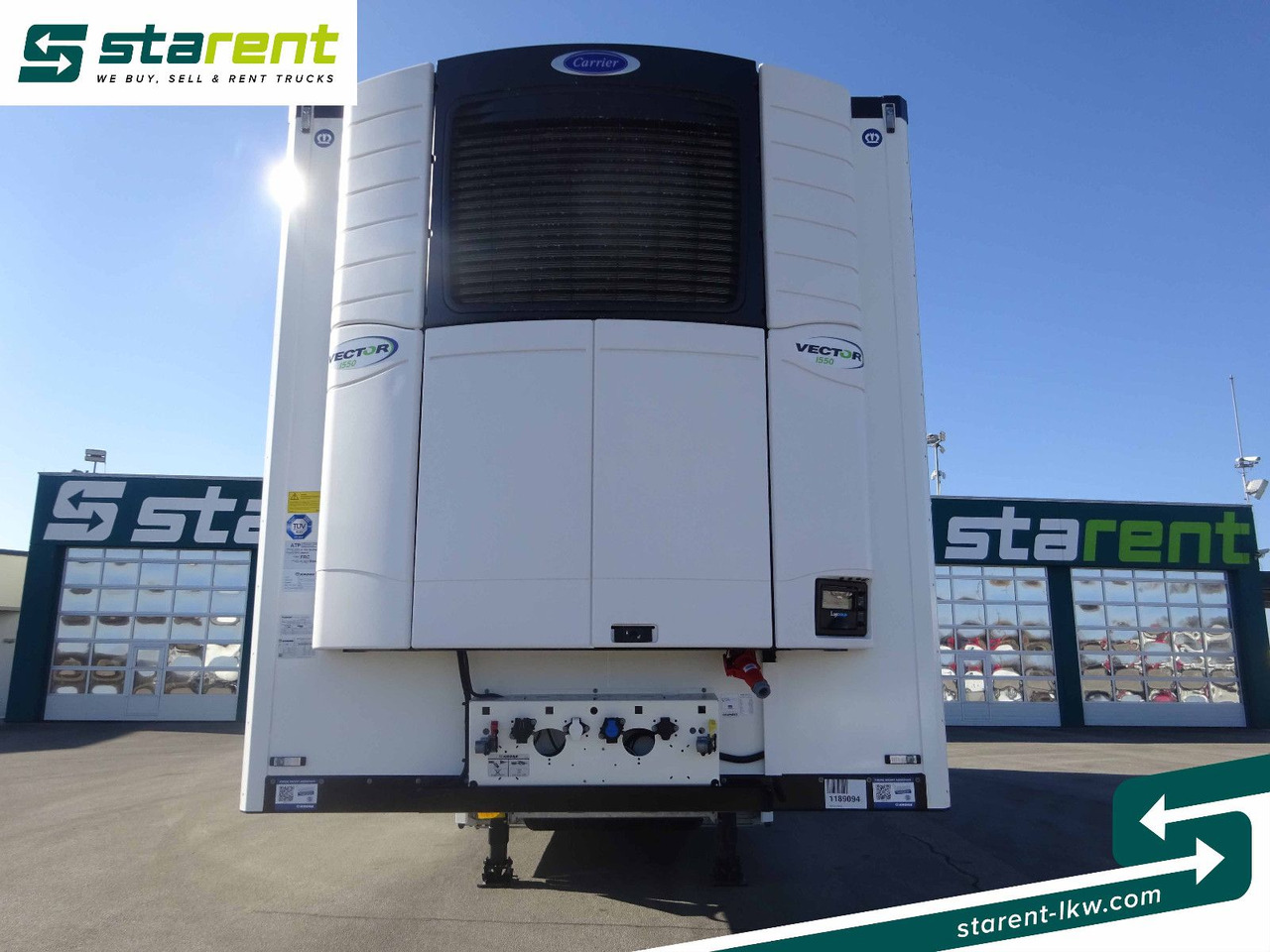 Krone Tiefkühler Carrier Vector 1550, Liftachse - 冷藏半拖车:图5 Krone Tiefkühler Carrier Vector 1550, Liftachse - 冷藏半拖车:图5