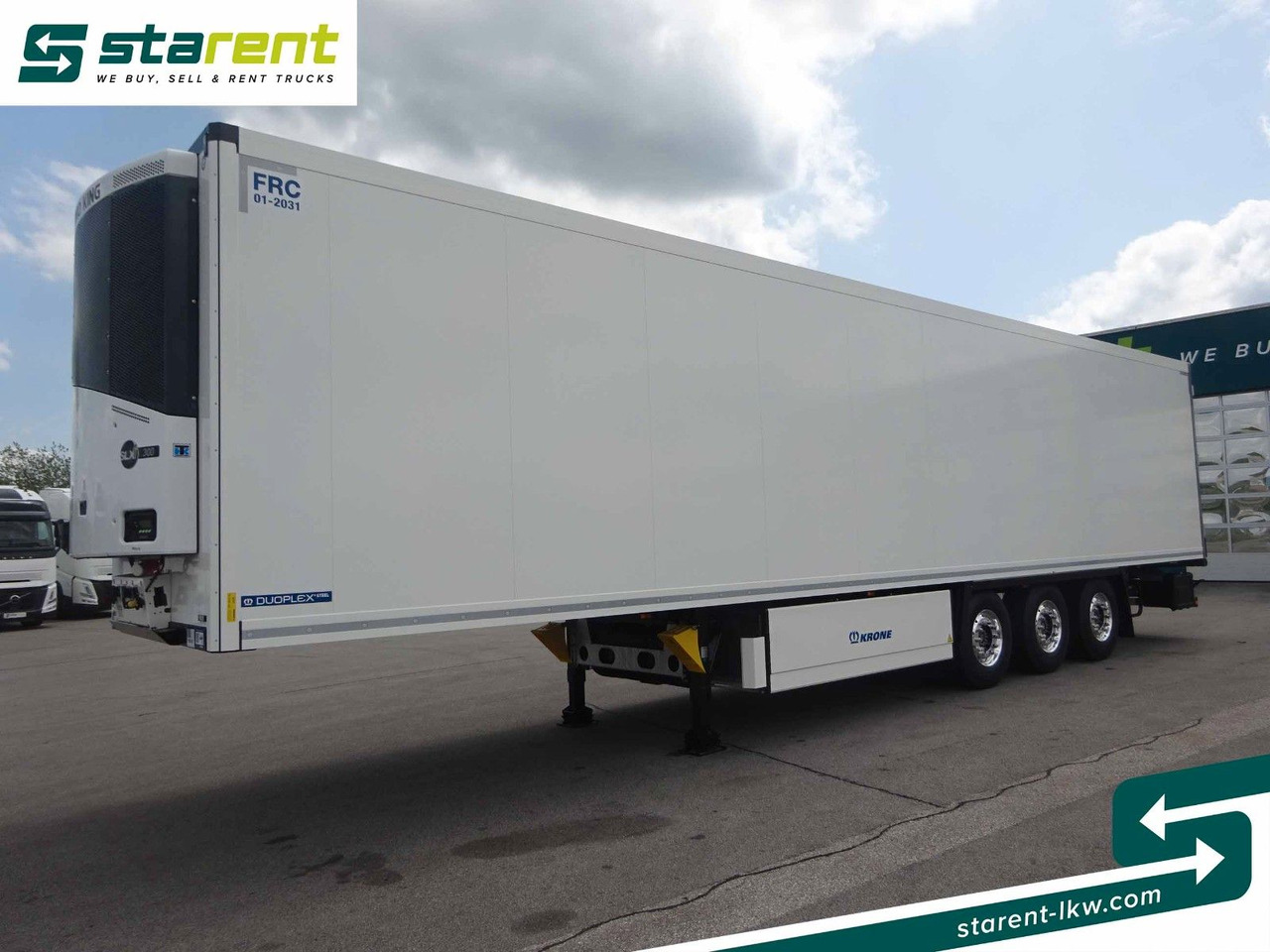 Krone Tiefkühler TK SLXi300 Doppelstock Blumenbreit - 封闭厢式半拖车:图1 Krone Tiefkühler TK SLXi300 Doppelstock Blumenbreit - 封闭厢式半拖车:图1