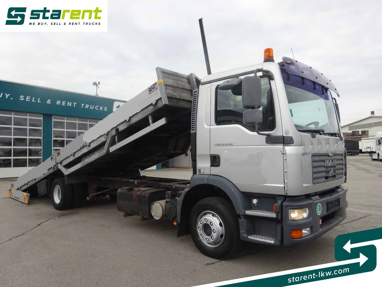 MAN TGM 12.280, Fahrzeugtransporter, kippbar MAN TGM 12.280, Fahrzeugtransporter, kippbar - 拖吊车:图2 MAN TGM 12.280, Fahrzeugtransporter, kippbar MAN TGM 12.280, Fahrzeugtransporter, kippbar - 拖吊车:图2