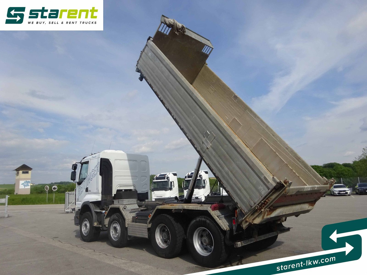 Renault Premium 450 DXi, 8x4, 3 Seitenkipper, Standklima - 翻斗车:图5 Renault Premium 450 DXi, 8x4, 3 Seitenkipper, Standklima - 翻斗车:图5