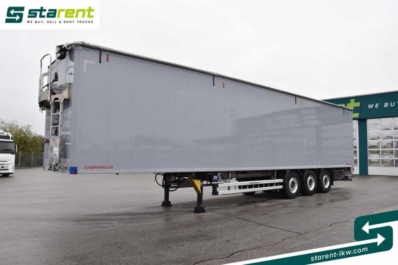 Schwarzmüller Schubbodenauflieger 10mm elektrisches Verdeck 91m³ - 活动底半拖车:图1 Schwarzmüller Schubbodenauflieger 10mm elektrisches Verdeck 91m³ - 活动底半拖车:图1