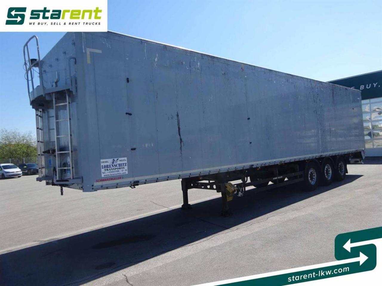 Schwarzmüller Schubbodenauflieger, 92 m³, Funkfernbedienung - 活动底半拖车:图1 Schwarzmüller Schubbodenauflieger, 92 m³, Funkfernbedienung - 活动底半拖车:图1