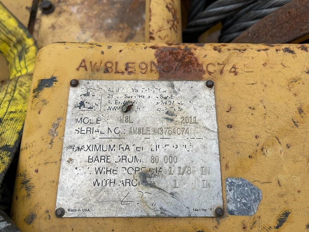 Allied systems w8l winch for cat d8 - 绞车 适用于 推土机:图5 Allied systems w8l winch for cat d8 - 绞车 适用于 推土机:图5