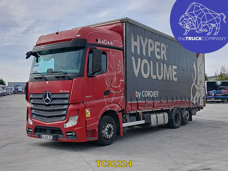 Mercedes-Benz Actros 2548 - 侧帘卡车:图1 Mercedes-Benz Actros 2548 - 侧帘卡车:图1