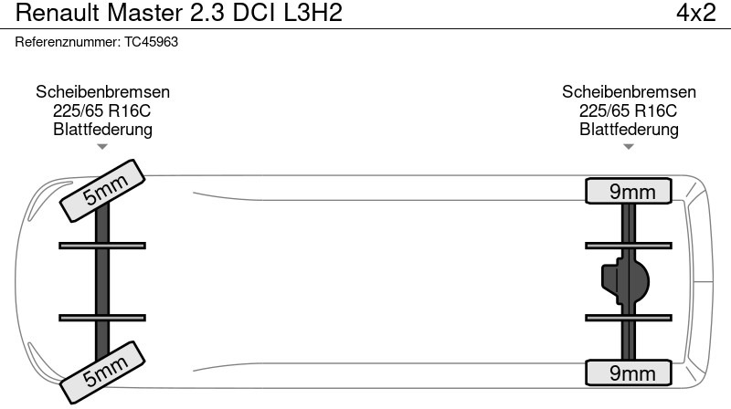 Renault Master 2.3 DCI L3H2 - 无侧窗厢式货车:图5 Renault Master 2.3 DCI L3H2 - 无侧窗厢式货车:图5