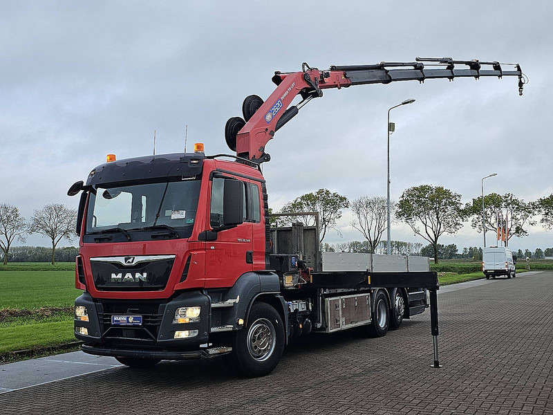 MAN 26.320 TGS 6X2-4 HMF 2820 K6 - 栏板式/ 平板卡车, 起重车:图2 MAN 26.320 TGS 6X2-4 HMF 2820 K6 - 栏板式/ 平板卡车, 起重车:图2
