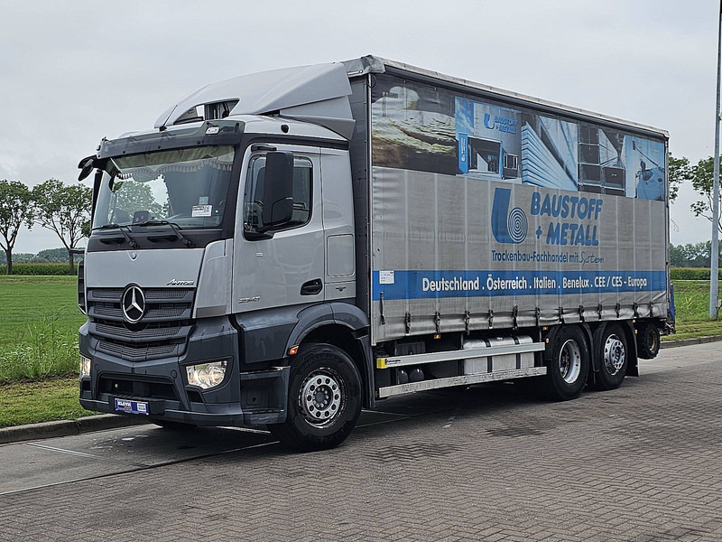 Mercedes-Benz ANTOS 2543 + FORKLIFT PALFINGER - 侧帘卡车:图2 Mercedes-Benz ANTOS 2543 + FORKLIFT PALFINGER - 侧帘卡车:图2