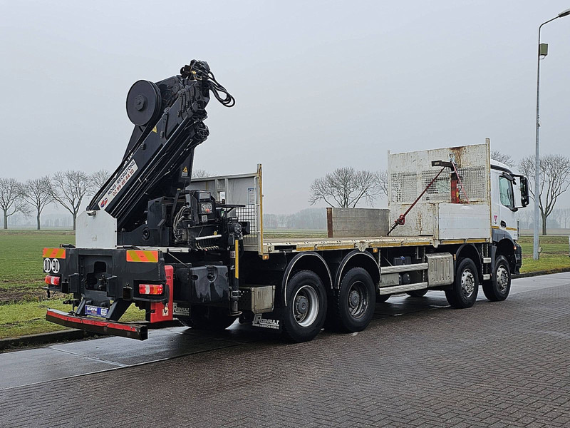 Mercedes-Benz AROCS 3240 HIAB 232ES5 - 栏板式/ 平板卡车, 起重车:图3 Mercedes-Benz AROCS 3240 HIAB 232ES5 - 栏板式/ 平板卡车, 起重车:图3