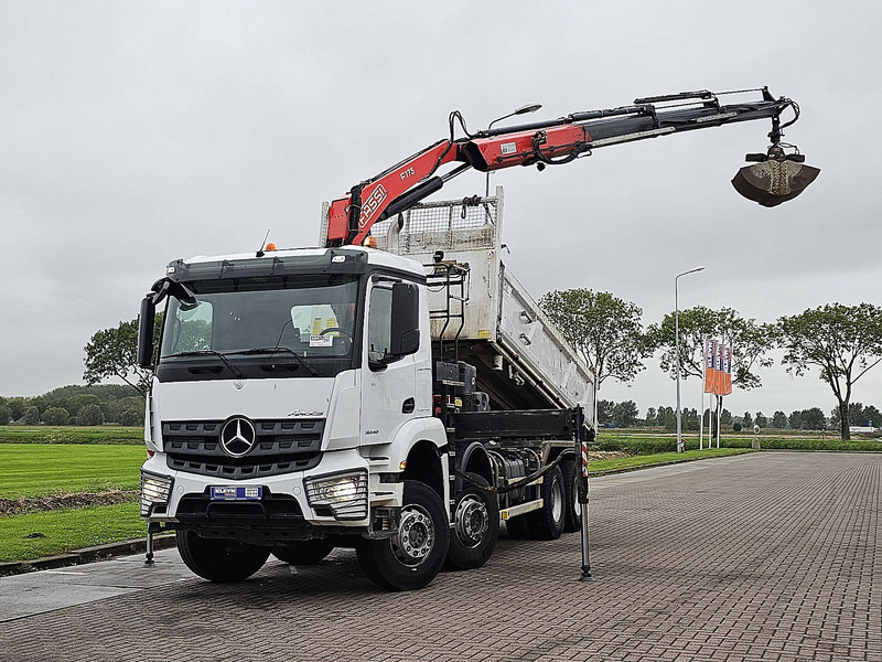 Mercedes-Benz AROCS 3243 FASSI F175A023 - 翻斗车, 起重车:图2 Mercedes-Benz AROCS 3243 FASSI F175A023 - 翻斗车, 起重车:图2