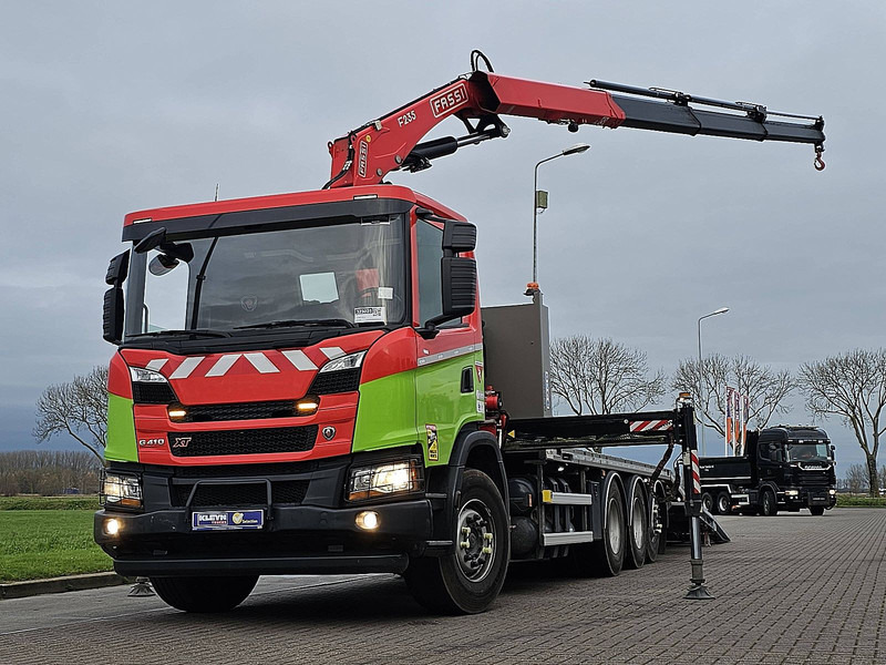 Scania P410 CNG,FASSI F235 - 栏板式/ 平板卡车, 起重车:图1 Scania P410 CNG,FASSI F235 - 栏板式/ 平板卡车, 起重车:图1