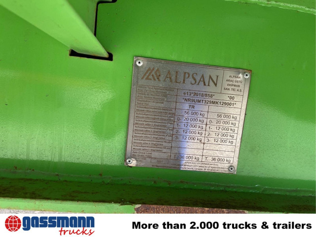 ALPSAN 56t, hydr. Rampen, Verbr. auf 3m - 低装载半拖车:图4 ALPSAN 56t, hydr. Rampen, Verbr. auf 3m - 低装载半拖车:图4