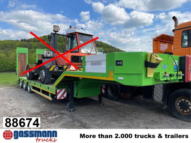 ALPSAN 56t, hydr. Rampen, Verbr. auf 3m - 低装载半拖车:图1 ALPSAN 56t, hydr. Rampen, Verbr. auf 3m - 低装载半拖车:图1