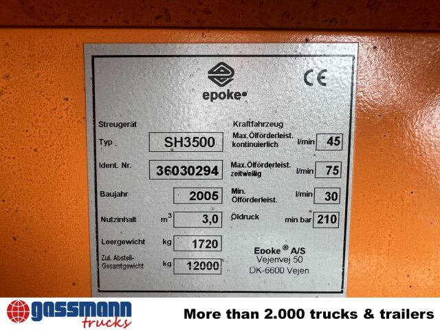 Aufsatzsalzstreuer SH3500 ca. 3m³ - 撒沙机/ 撒盐机:图2 Aufsatzsalzstreuer SH3500 ca. 3m³ - 撒沙机/ 撒盐机:图2