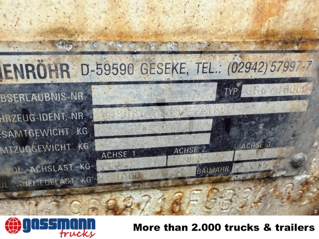 Blomenröhr 688/18000 - 低装载拖车:图3 Blomenröhr 688/18000 - 低装载拖车:图3