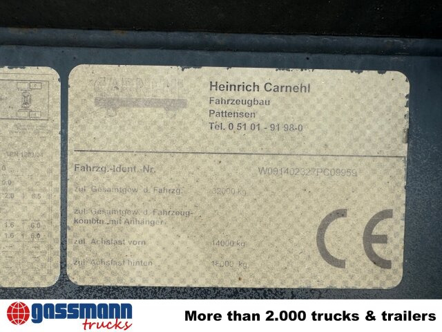 Carnehl CHKS/HH, Stahlmulde ca. 25m³ - 翻斗半拖车:图2 Carnehl CHKS/HH, Stahlmulde ca. 25m³ - 翻斗半拖车:图2
