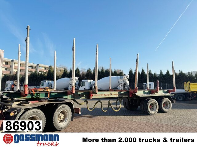 GLOGGER GSV 34, Lenk-/Liftachse, ausziehbar - 木材运输半挂车:图1 GLOGGER GSV 34, Lenk-/Liftachse, ausziehbar - 木材运输半挂车:图1