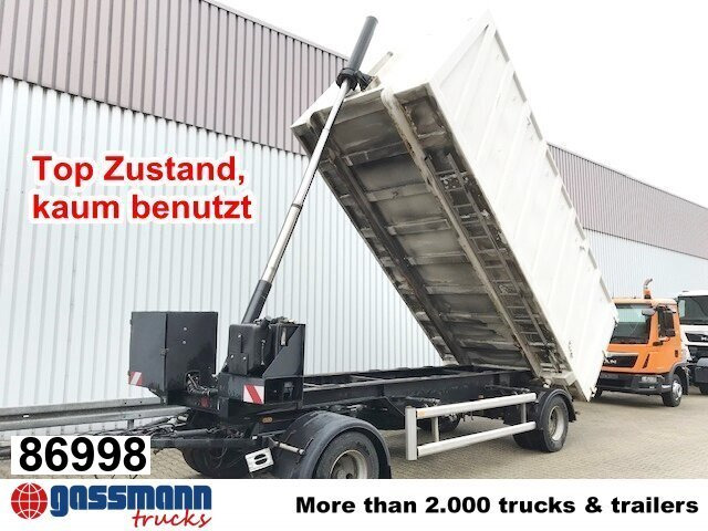Hüffermann HDK 1860 Hinterkippmulde ca. 28m³ mit - 集装箱运输车/ 可拆卸车身的拖车:图1 Hüffermann HDK 1860 Hinterkippmulde ca. 28m³ mit - 集装箱运输车/ 可拆卸车身的拖车:图1