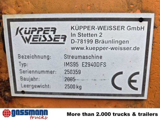 IMS95 E2940DFS Salzstreuer ca. 4m³ - 撒沙机/ 撒盐机:图3 IMS95 E2940DFS Salzstreuer ca. 4m³ - 撒沙机/ 撒盐机:图3