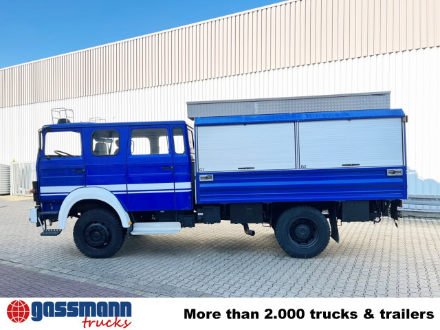 Iveco 120-23 AW 4x4 Doka, V8-Motor, Gerätewagen, - 栏板式/ 平板卡车:图4 Iveco 120-23 AW 4x4 Doka, V8-Motor, Gerätewagen, - 栏板式/ 平板卡车:图4