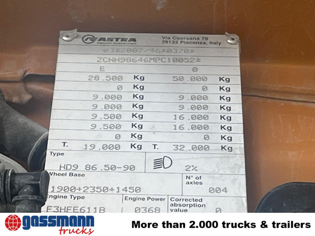Iveco ASTRA HD9 86.50-90 8x6, Unfallschaden, Cursor 13 - 驾驶室底盘卡车:图5 Iveco ASTRA HD9 86.50-90 8x6, Unfallschaden, Cursor 13 - 驾驶室底盘卡车:图5