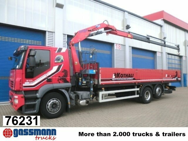 Iveco AT260S31Y/P 6x2 mit Kran Copma 150.3 - 栏板式/ 平板卡车, 起重车:图1 Iveco AT260S31Y/P 6x2 mit Kran Copma 150.3 - 栏板式/ 平板卡车, 起重车:图1