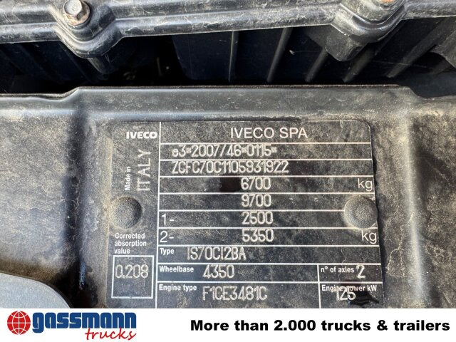 Iveco Daily 70C17 4x2 Doka, EEV, City-Abroller - 吊钩升降车:图3 Iveco Daily 70C17 4x2 Doka, EEV, City-Abroller - 吊钩升降车:图3