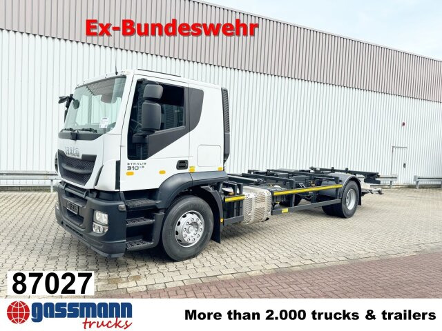 Iveco Stralis AT 190 S31FP-CM 4x2, LBW BÄR, - 集装箱运输车/ 可拆卸车身的卡车:图1 Iveco Stralis AT 190 S31FP-CM 4x2, LBW BÄR, - 集装箱运输车/ 可拆卸车身的卡车:图1