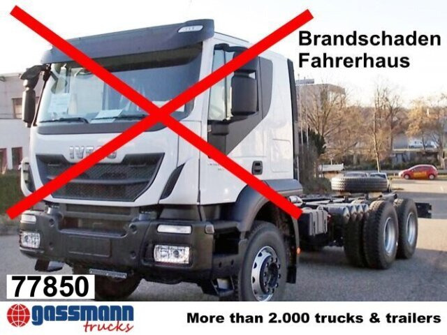 Iveco Trakker AD260T45 6x4, BRANDSCHADEN FAHRERHAUS! - 驾驶室底盘卡车:图1 Iveco Trakker AD260T45 6x4, BRANDSCHADEN FAHRERHAUS! - 驾驶室底盘卡车:图1
