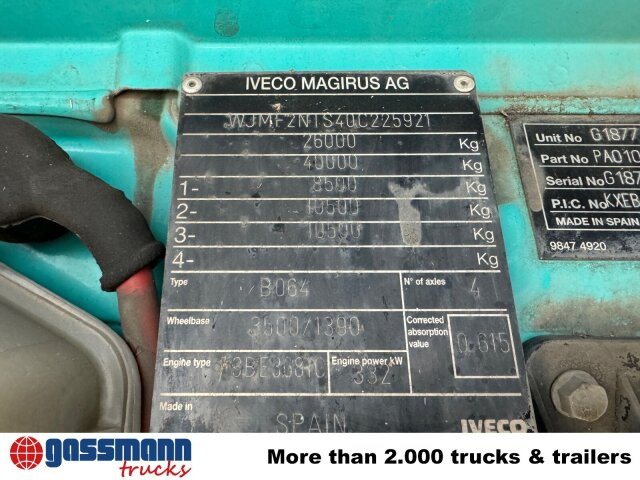 Iveco Trakker AD260T45W 6x6 - 驾驶室底盘卡车:图5 Iveco Trakker AD260T45W 6x6 - 驾驶室底盘卡车:图5
