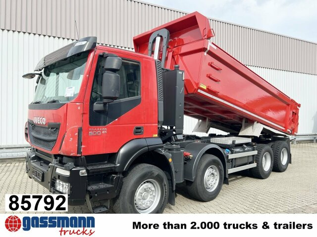 Iveco Trakker AD410T50 8x4, Stahlmulde ca. 16m³, - 翻斗车:图1 Iveco Trakker AD410T50 8x4, Stahlmulde ca. 16m³, - 翻斗车:图1