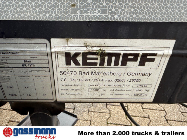 Kempf TPA 13 Anhänger für Absetzcontainer - 集装箱运输车/ 可拆卸车身的拖车:图3 Kempf TPA 13 Anhänger für Absetzcontainer - 集装箱运输车/ 可拆卸车身的拖车:图3