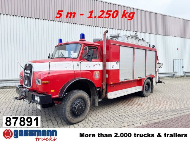 MAN 16.168 HAK 4x4, Seilwinde, Heckkran Hiab 650/1 - 救护车:图1 MAN 16.168 HAK 4x4, Seilwinde, Heckkran Hiab 650/1 - 救护车:图1