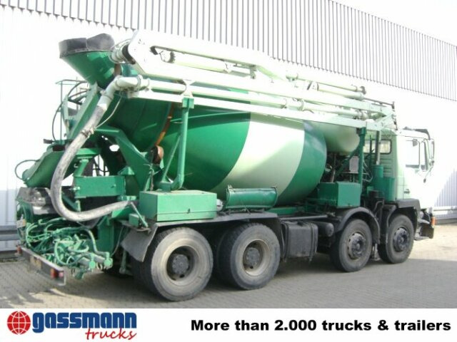 MAN 33.292 8x4 Mischer Stetter 7m³ mit Pumpe - 搅拌泵卡车:图5 MAN 33.292 8x4 Mischer Stetter 7m³ mit Pumpe - 搅拌泵卡车:图5