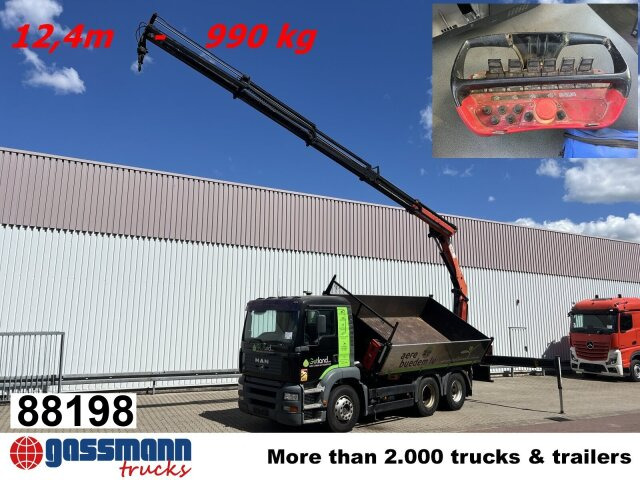 MAN TGA 26.363 6x4 BB, PK 16502 C Kran, absattelbar, - 翻斗车, 起重车:图1 MAN TGA 26.363 6x4 BB, PK 16502 C Kran, absattelbar, - 翻斗车, 起重车:图1